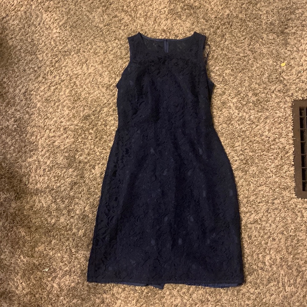 Navy blue dress, size 0